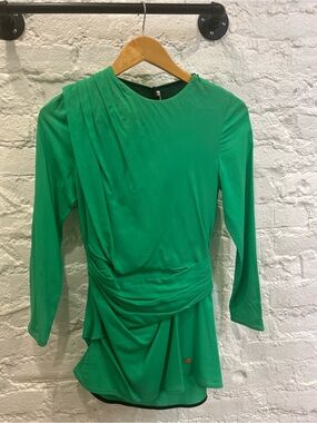 Cavalli Class green blouse